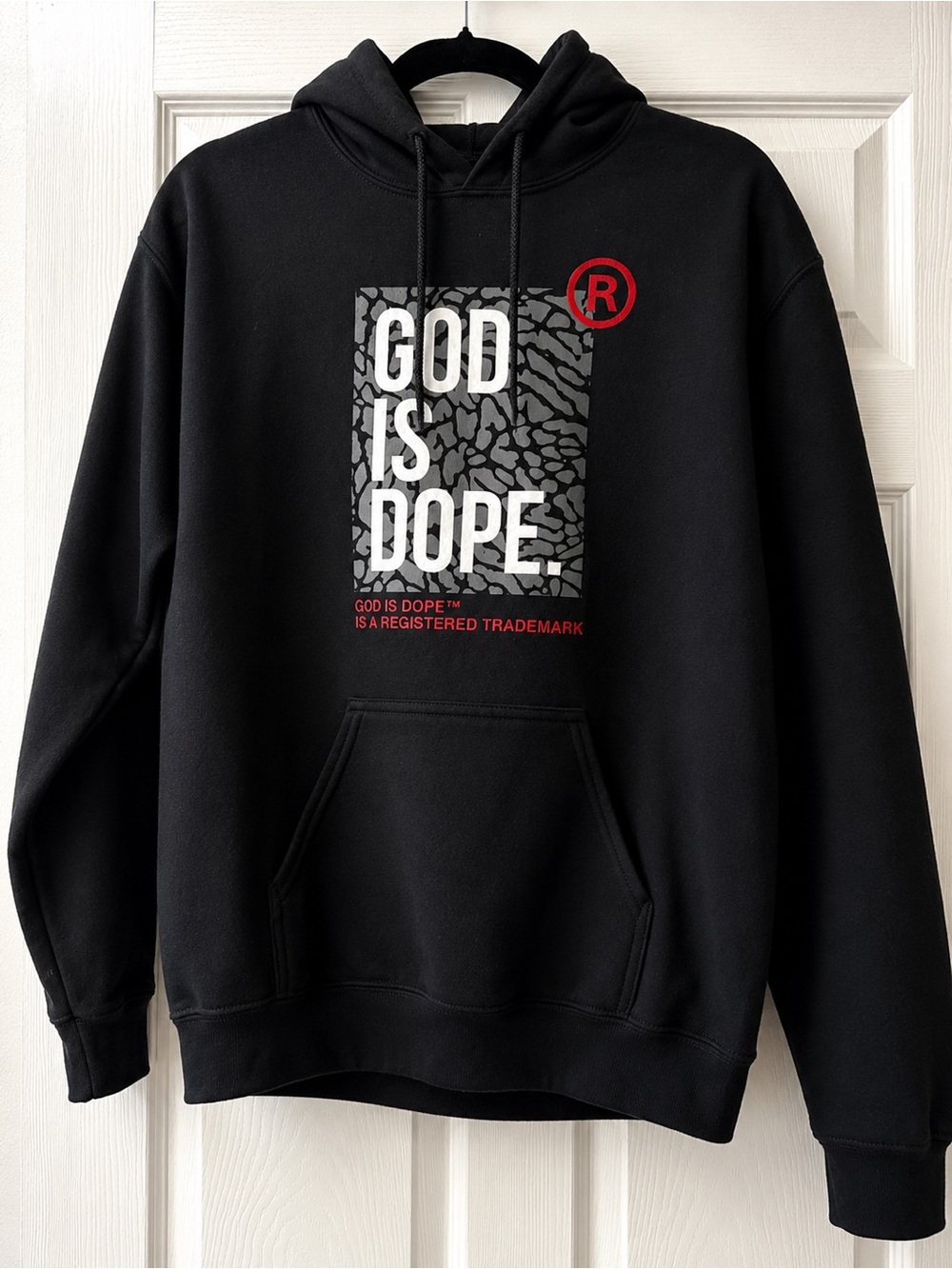 Black Graphic Hoodie